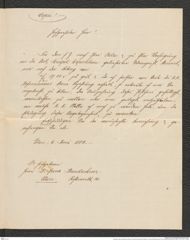 Nachlass Franz Steindachner, Brief und Kopie eines frührern Briefes von Anton Riemerschmid an Franz Steindachner (06.06.1882), Inv.Nr. 419.01, Seite 3